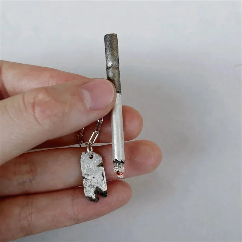 Burnt Signal Necklace close-up — Oryn Laeth