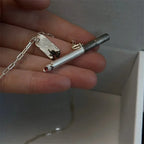 Burnt Signal Necklace front view — Oryn Laeth