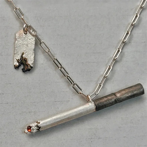 Burnt Signal Necklace — Oryn Laeth | Minimal statement necklace