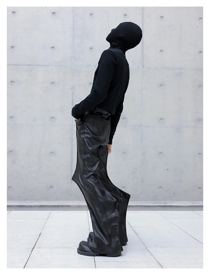 Distorted Flow Pants fabric detail — Oryn Laeth