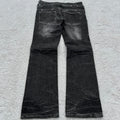 Distressed Lace Denim front view — Oryn Laeth