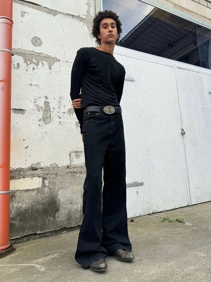 Quiet Closure Shirt side view — Oryn Laeth