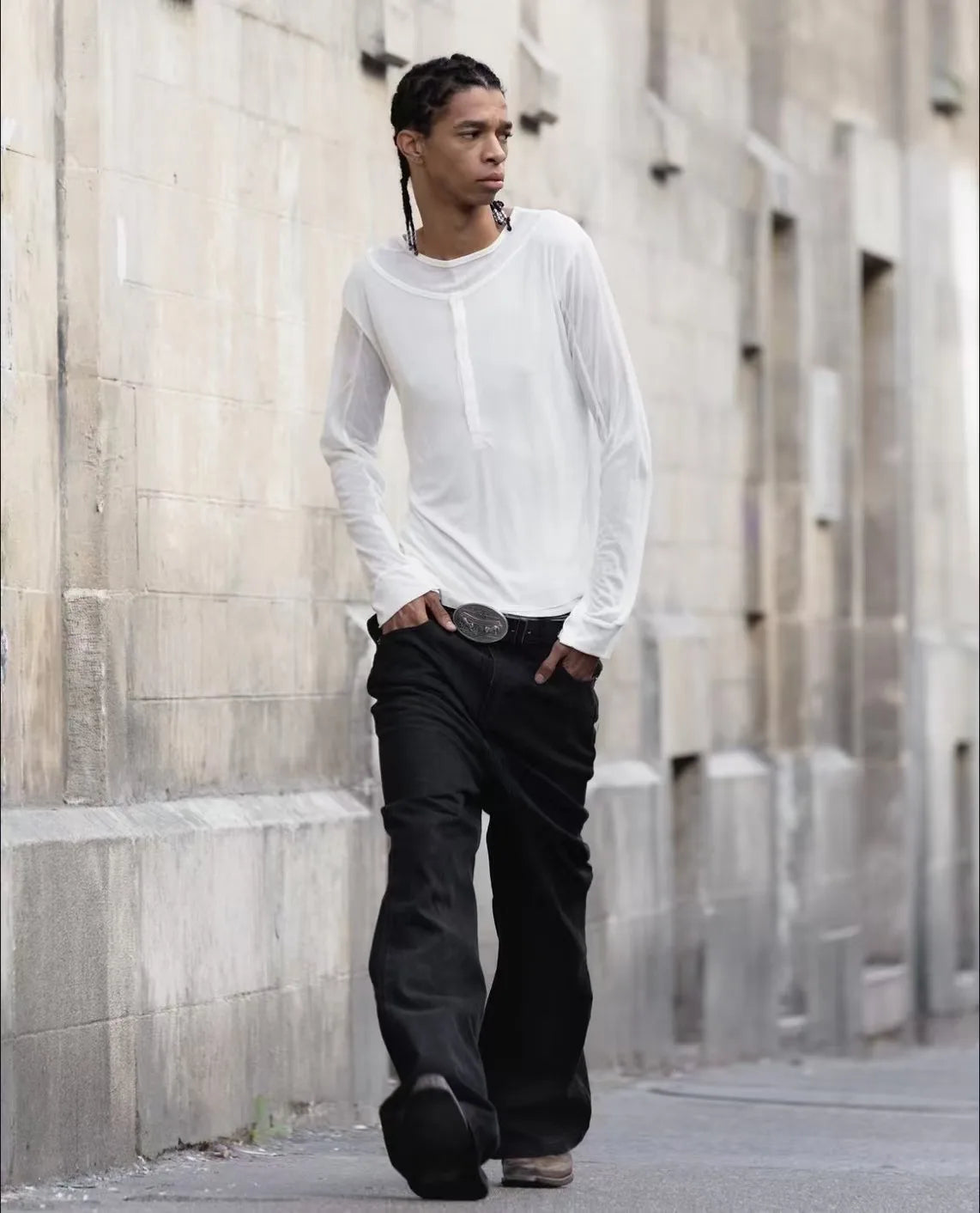 Quiet Closure Shirt styled editorial — Oryn Laeth