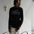 Script Form Top — Oryn Laeth | Fitted top with script graphic