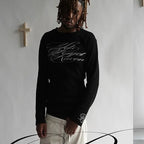 Script Form Top — Oryn Laeth | Fitted top with script graphic