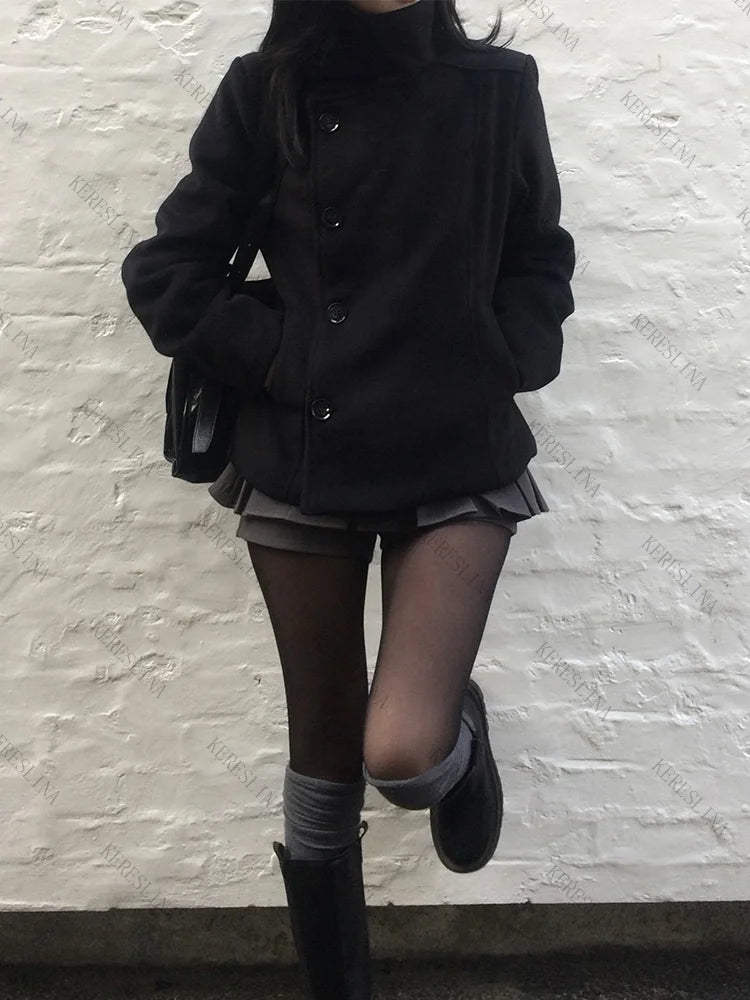 Sharp Line Jacket front view — Oryn Laeth