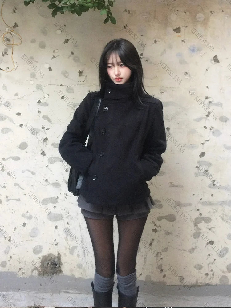 Sharp Line Jacket side view — Oryn Laeth