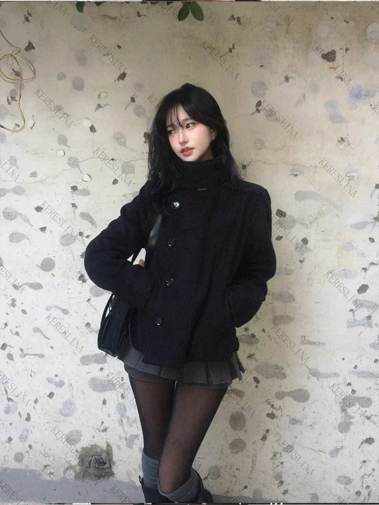 Sharp Line Jacket worn editorial — Oryn Laeth