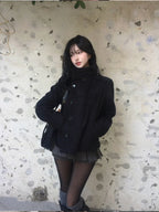 Sharp Line Jacket worn editorial — Oryn Laeth