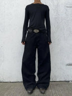 Soft Structure Roundneck Top side view — Oryn Laeth