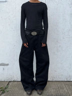 Soft Structure Roundneck Top styled — Oryn Laeth