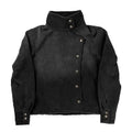 Structured Arc Jacket back view — Oryn Laeth
