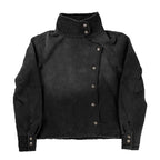 Structured Arc Jacket back view — Oryn Laeth