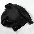 Structured Arc Jacket worn editorial — Oryn Laeth