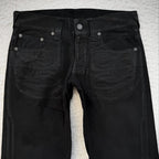 Structured Flare Denim detail — Oryn Laeth