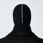 Void Zip Mask front view — Oryn Laeth