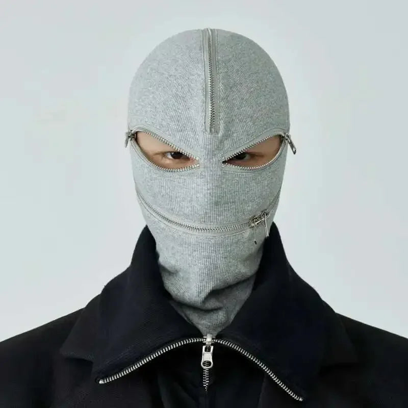 Void Zip Mask side view — Oryn Laeth