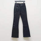 Waxed Structure Pants — Oryn Laeth | Structured waxed womens trousers