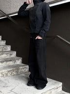 Wide Form Baggy Pants detail — Oryn Laeth