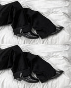 Wide Form Baggy Pants side view — Oryn Laeth